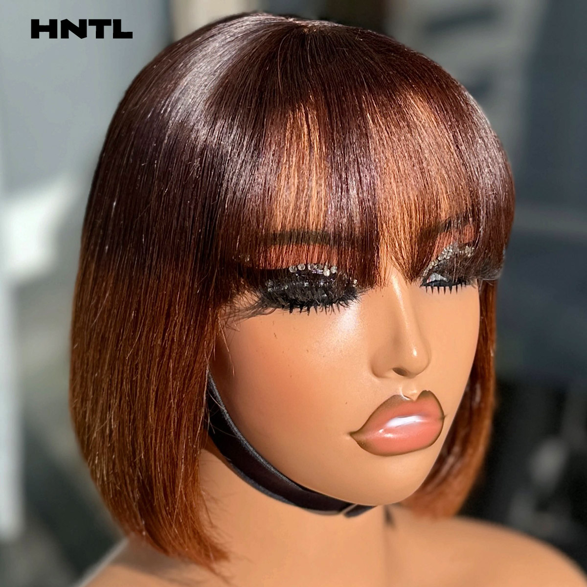 Wear and Go 2by6 Closure Bang  - đánh giá và giá Pre Parted 13X4 Lace Front Bob Wig
