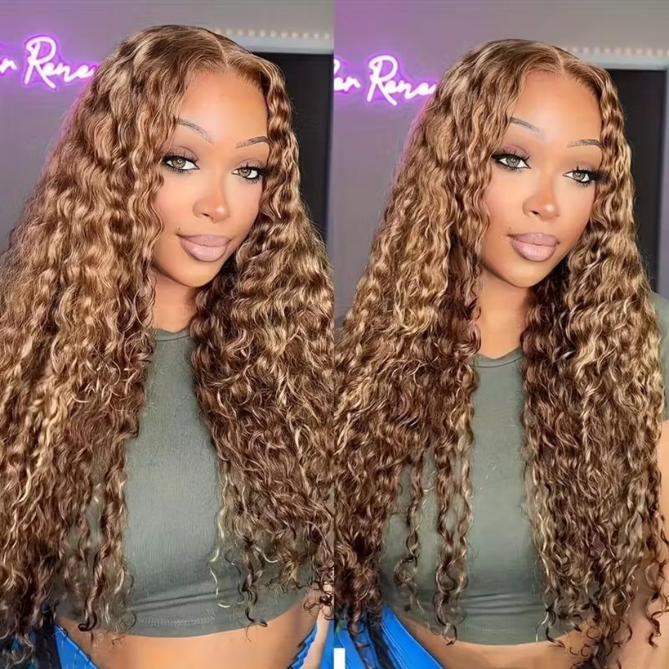 427 Highlight Ombre Wig Human  - đánh giá và giá Hd Lace Frontal Wig Human Hair Pre Plucked