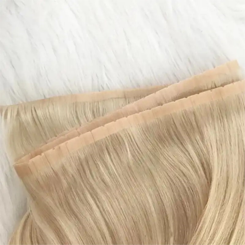 Invisible PU Weft Hair with Ho - đánh giá và giá Invisible Tape In Extensions Real Hair