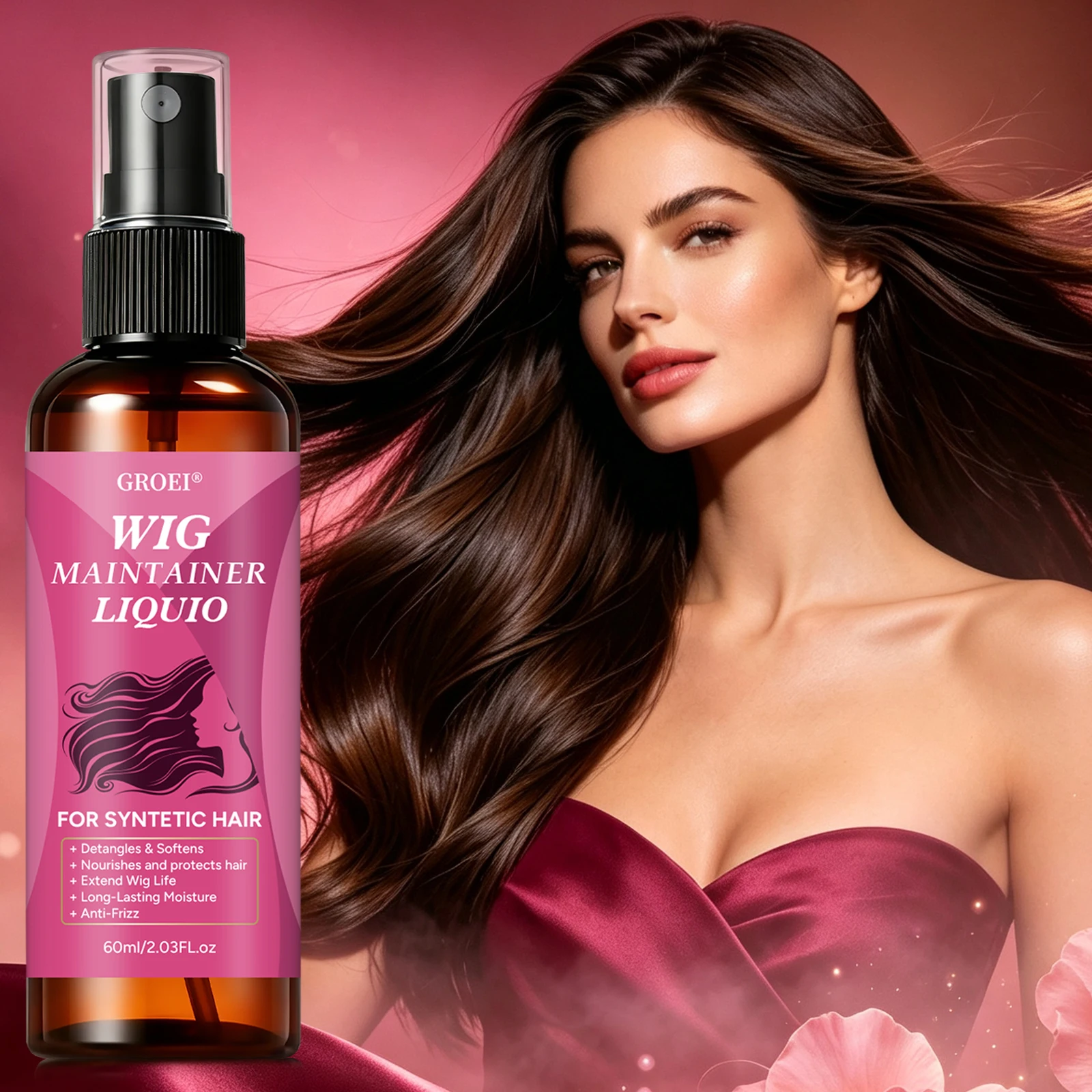 GROEI Anti‑Frizz Wig Maintaine - đánh giá và giá Synthetic Wigs
