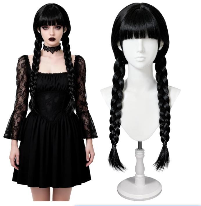 Long Gothic Cosplay Wigs Women - đánh giá và giá Synthetic Braided Wigs For Black Women