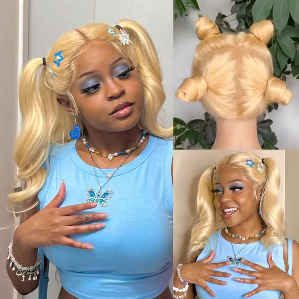 613 Blonde 13x6 13x4 HD Lace F - đánh giá và giá 613 Blonde Body Wave Lace Front Wig