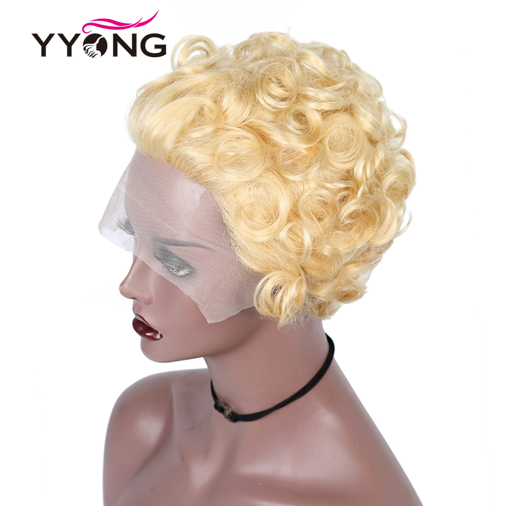 613 Honey Blonde Pixie Cut Lac - đánh giá và giá Short Pixie Cut Wig Human Hair Cheap