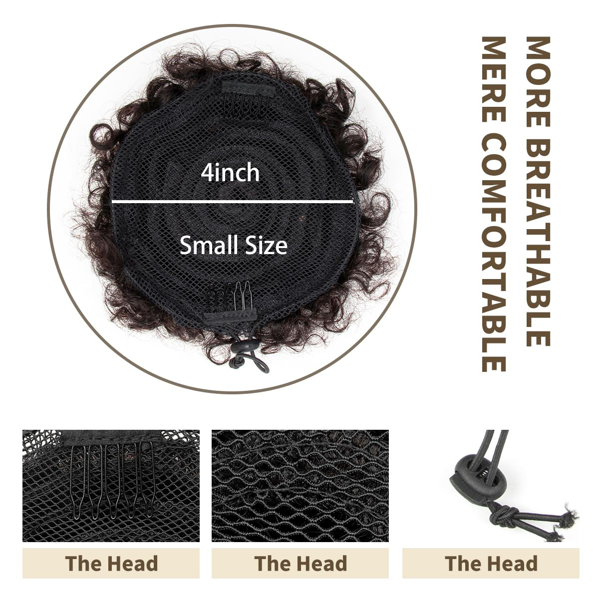 Synthetic Afro Puff Drawstring - đánh giá và giá Drawstring Afro Curly Puff Ponytail