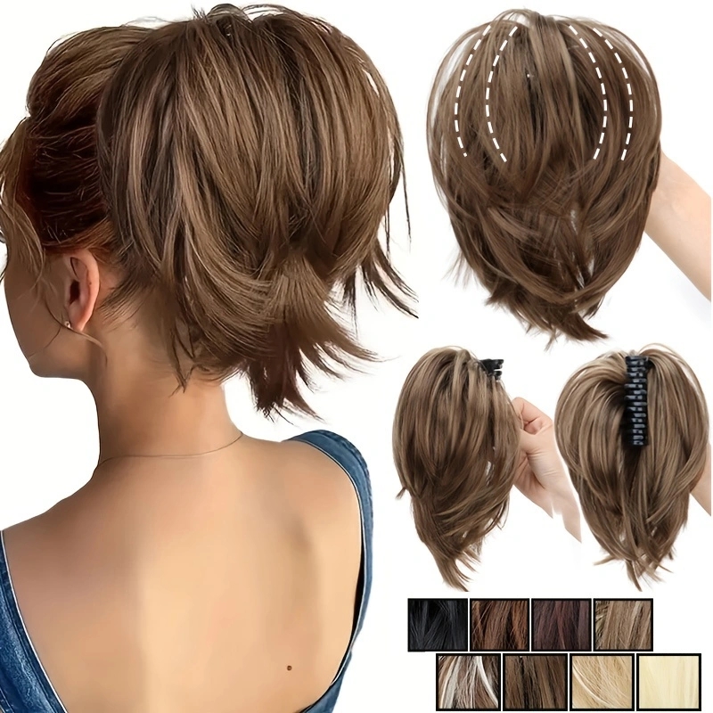 WIGSIN Synthetic Messy Bun Hai - đánh giá và giá Claw Clip Messy Bun Hair Piece