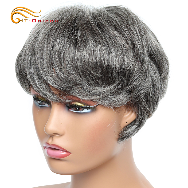 Cheap Short Wig Straight Human - đánh giá và giá Short Pixie Cut Wig Human Hair Cheap