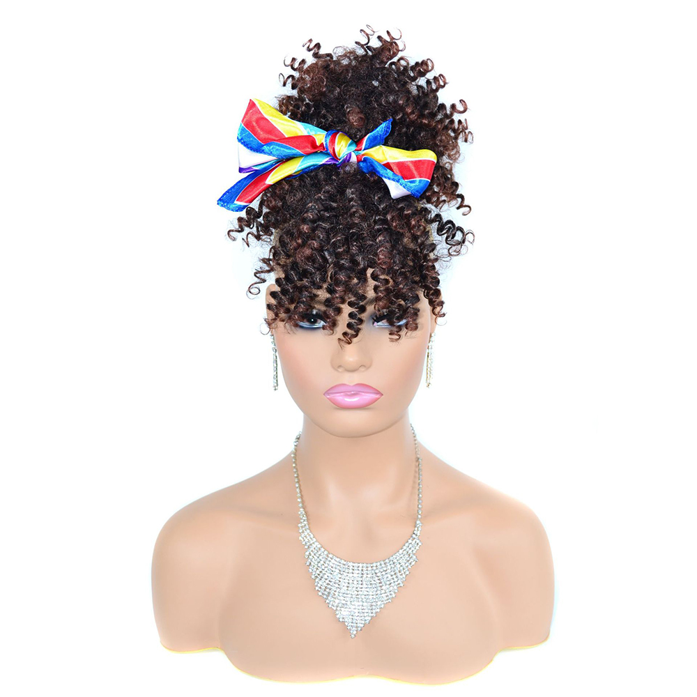 Drawstring Afro Kinky Curly Pu - đánh giá và giá Drawstring Afro Curly Puff Ponytail