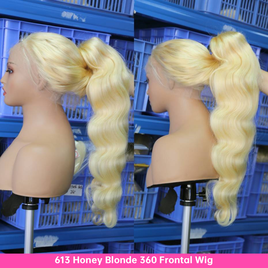 Platinum Blonde 613 Hd 13x6 La - đánh giá và giá 613 Blonde Body Wave Lace Front Wig