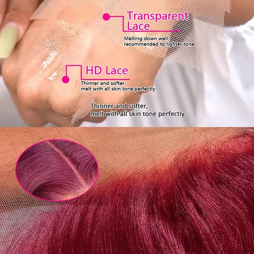 200 Density Burgundy Deep Wave - đánh giá và giá Human Hair Wigs